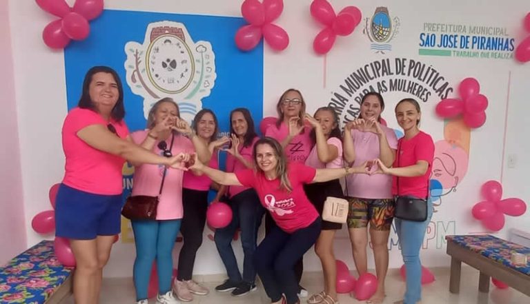 Outubro Rosa: Prefeitura de São José de Piranhas realiza mobilização à prevenção do câncer de mama