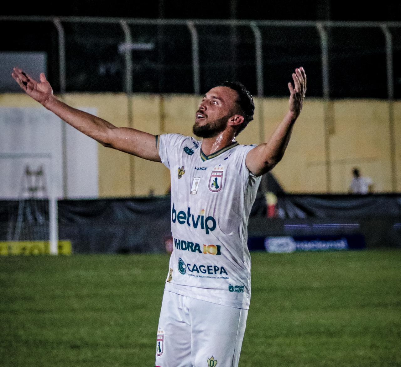 Copa do Brasil: Com um a menos Sousa empata com o Bragantino e leva a decisão para São Paulo