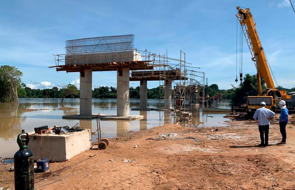 Construção ponte