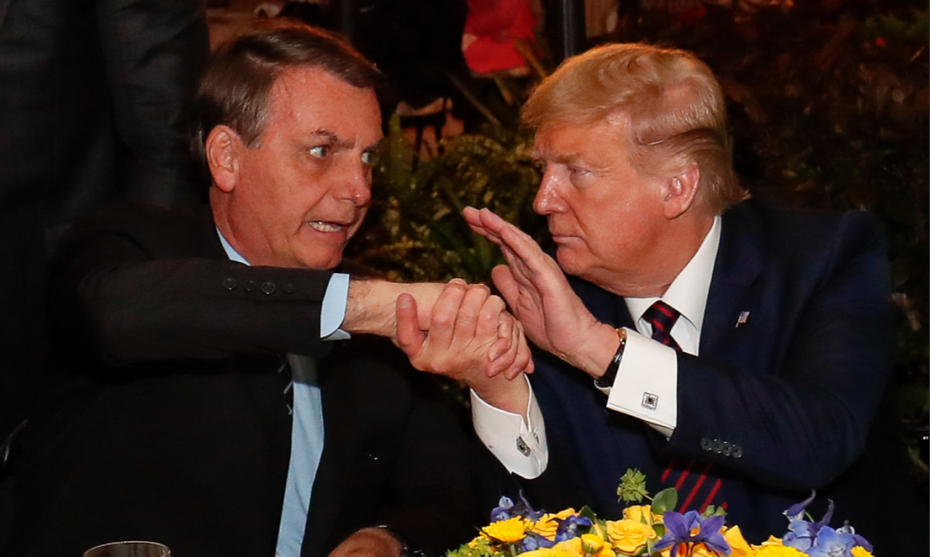 Bolso e Trump tarifaço