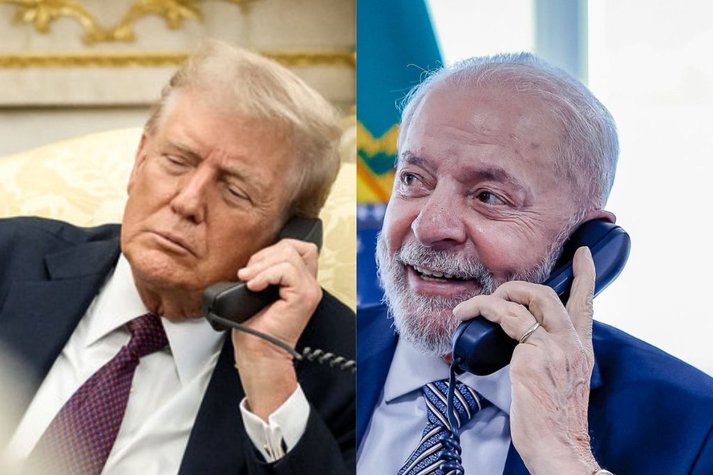 Lula juntos Trump