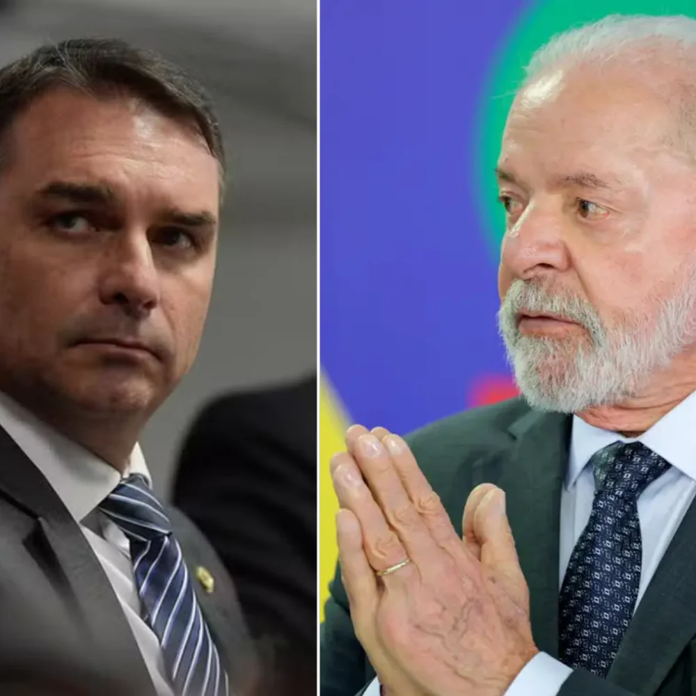 Flávio e Bolsonaro