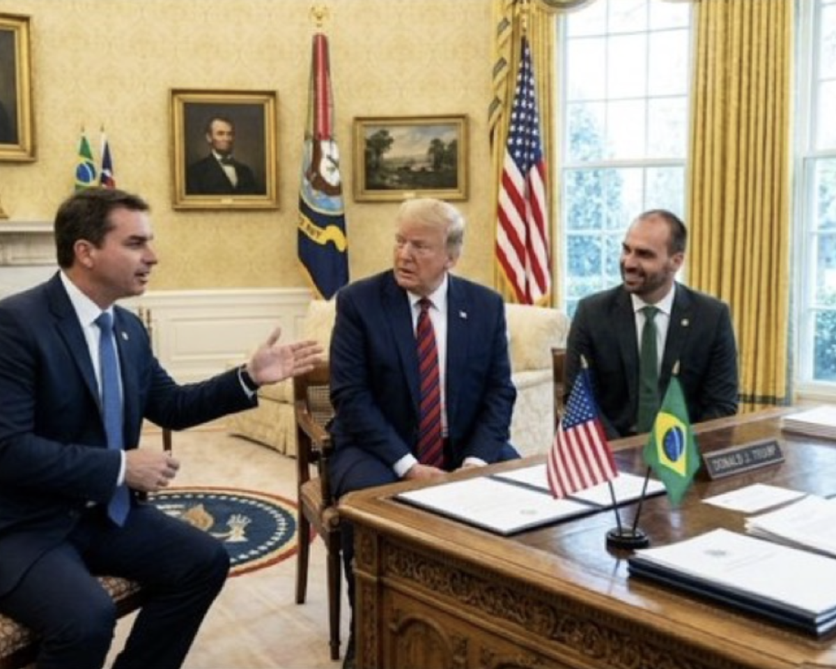 Flávio e Trump